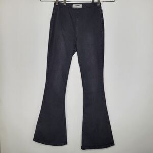 ROCK & ROLL DENIM Washed Black Jeans 29 x 34 *Tall Bargain Bell Pull On Flare